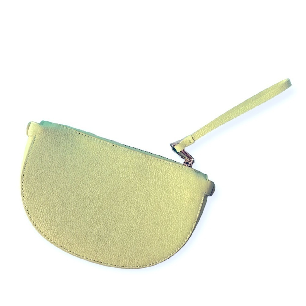 TALBOTS LEATHER CRESCENT WRISTLET - Picture 3 of 4